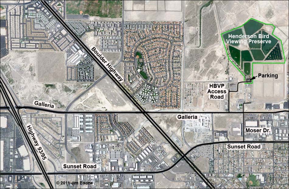 Henderson Bird Viewing Preserve Area Map