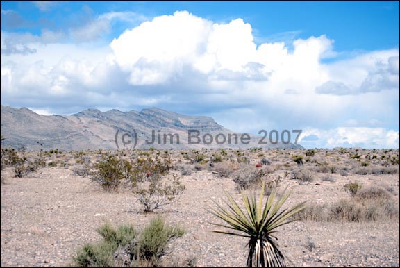 Mojave Desert Storm Clouds