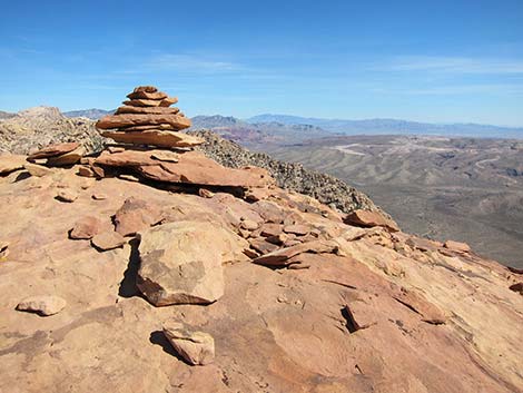 Summit cairn