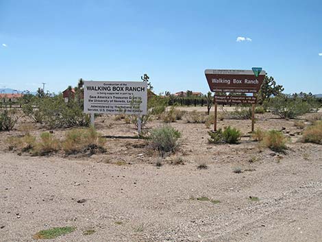 Walking Box Ranch, Entering the site