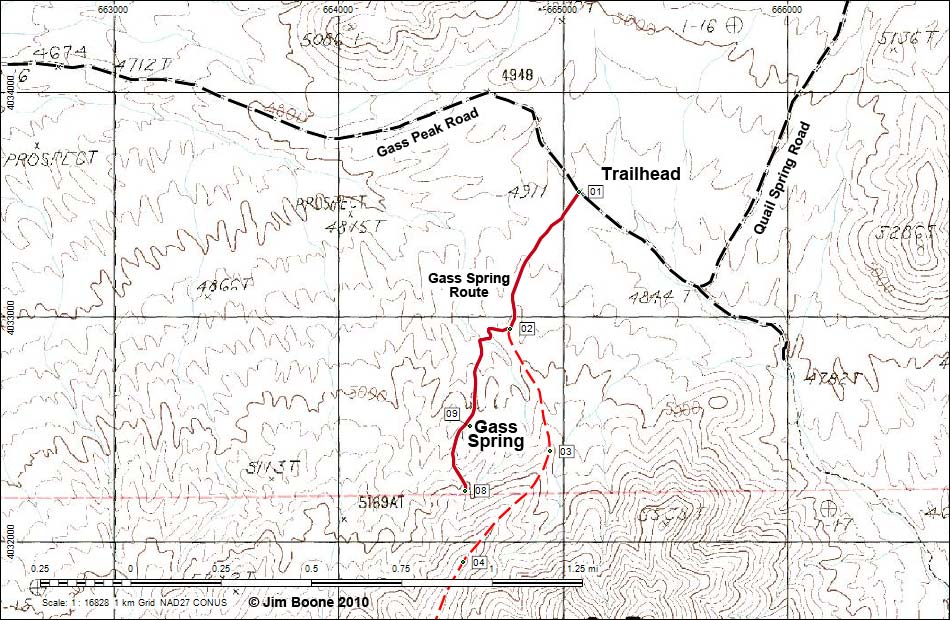 Gass Peak map