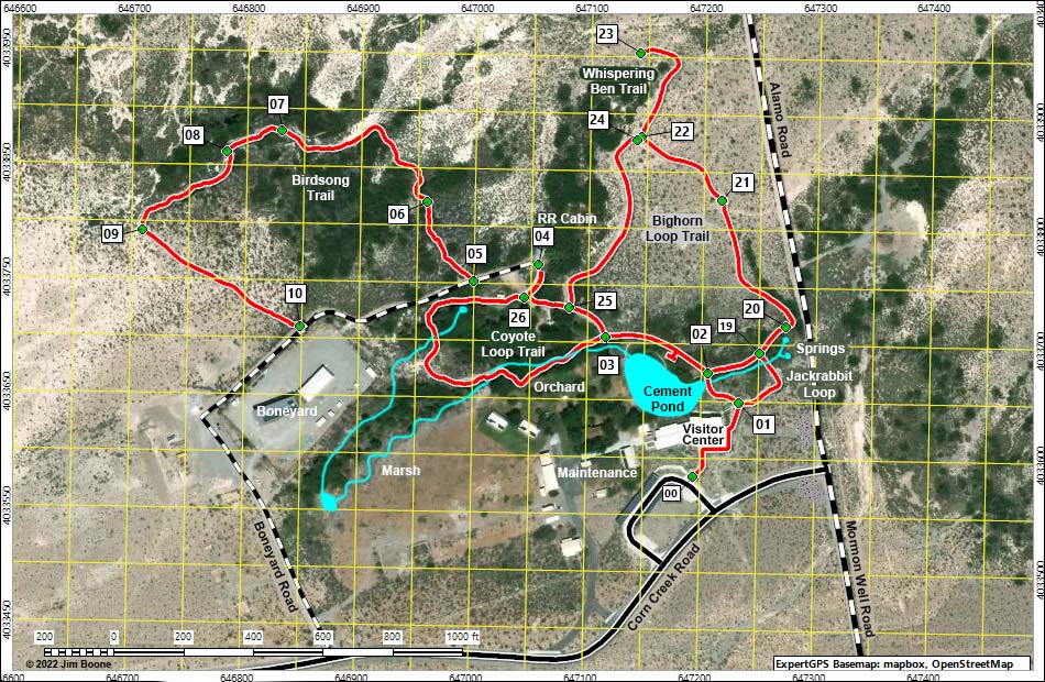 Corn Creek Map