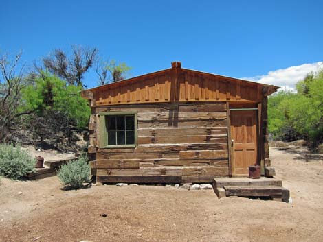 Railroad Tie Cabin