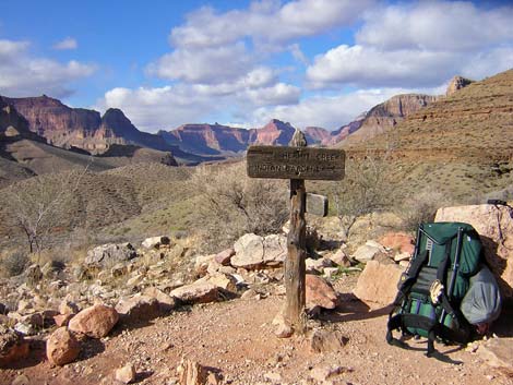 Tonto Trail at Hermit Trail