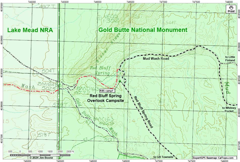 Red Bluff Spring Overlook