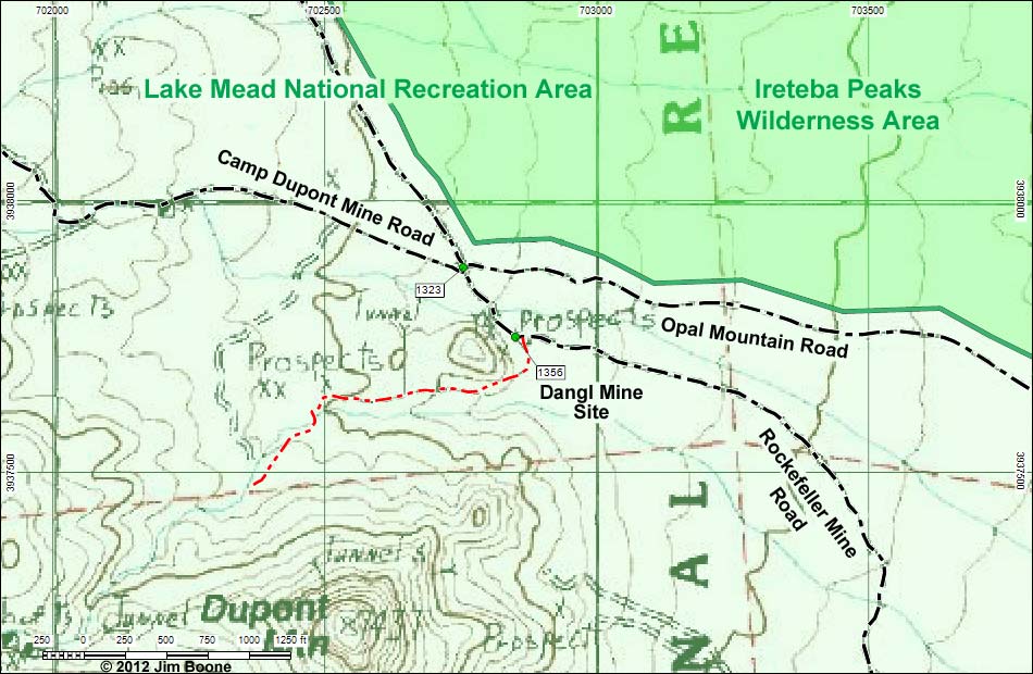 Ireteba Wash Map