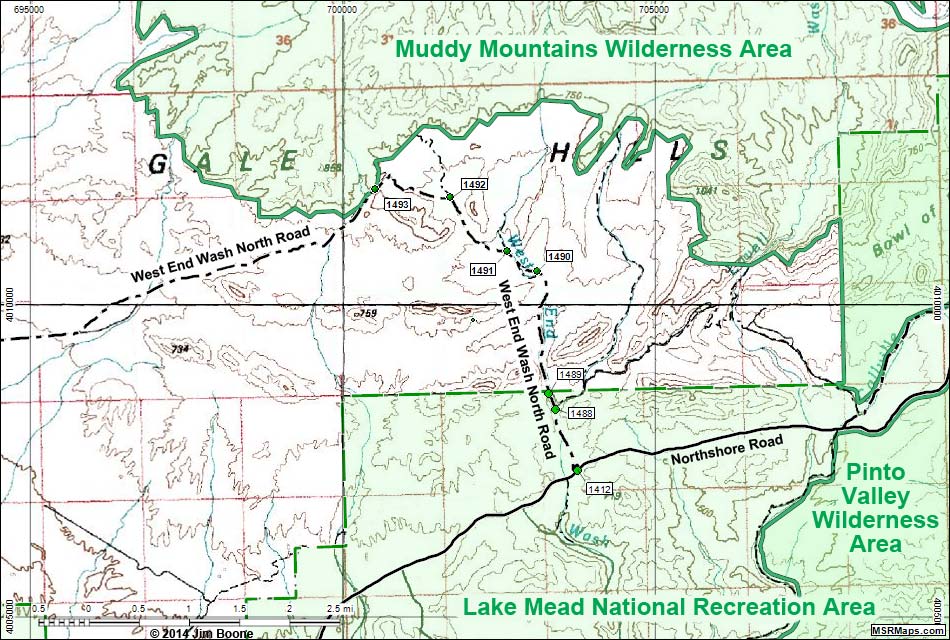 West End Road - North Map