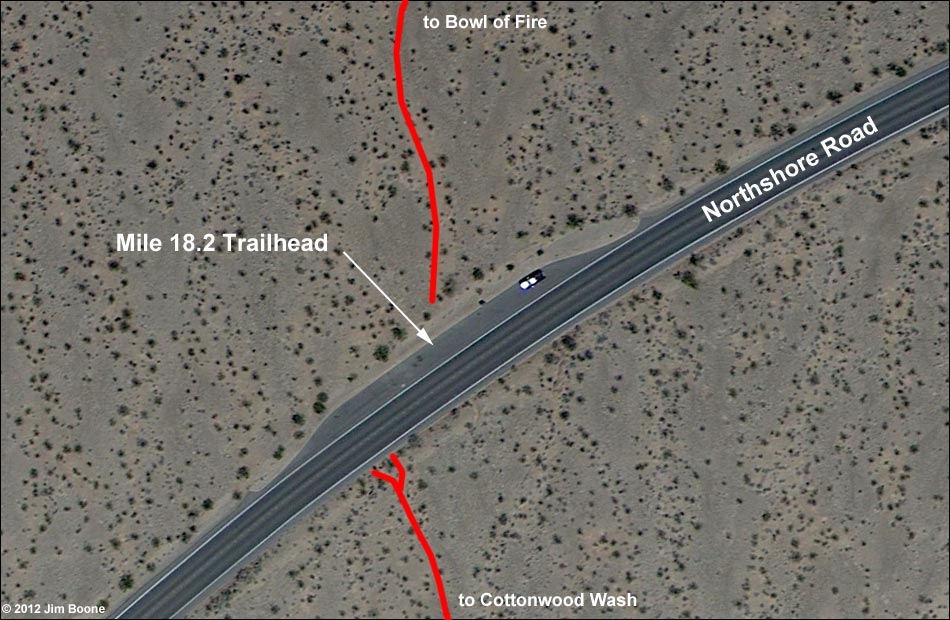 Mile 18.2 Trailhead Map