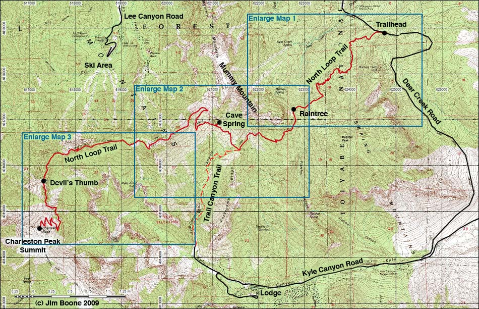 North Loop Trail Map