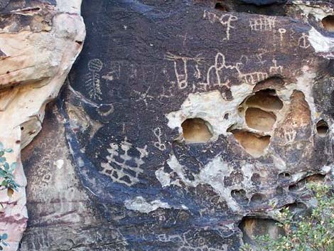 Rock Art Around Red Rock Canyon NCA