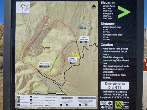 Lower White Rock Trailhead