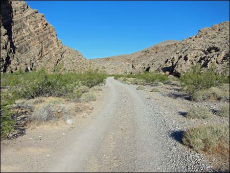 Arrow Canyon Access Road