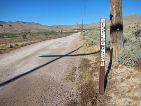 Arrow Canyon Access Road