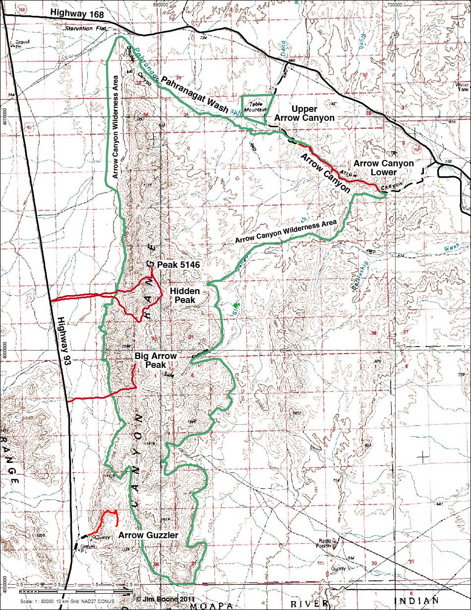 Arrow Canyon Wilderness Area